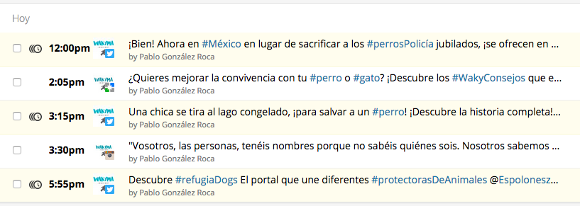Programa tus publicaciones Programa tus publicaciones